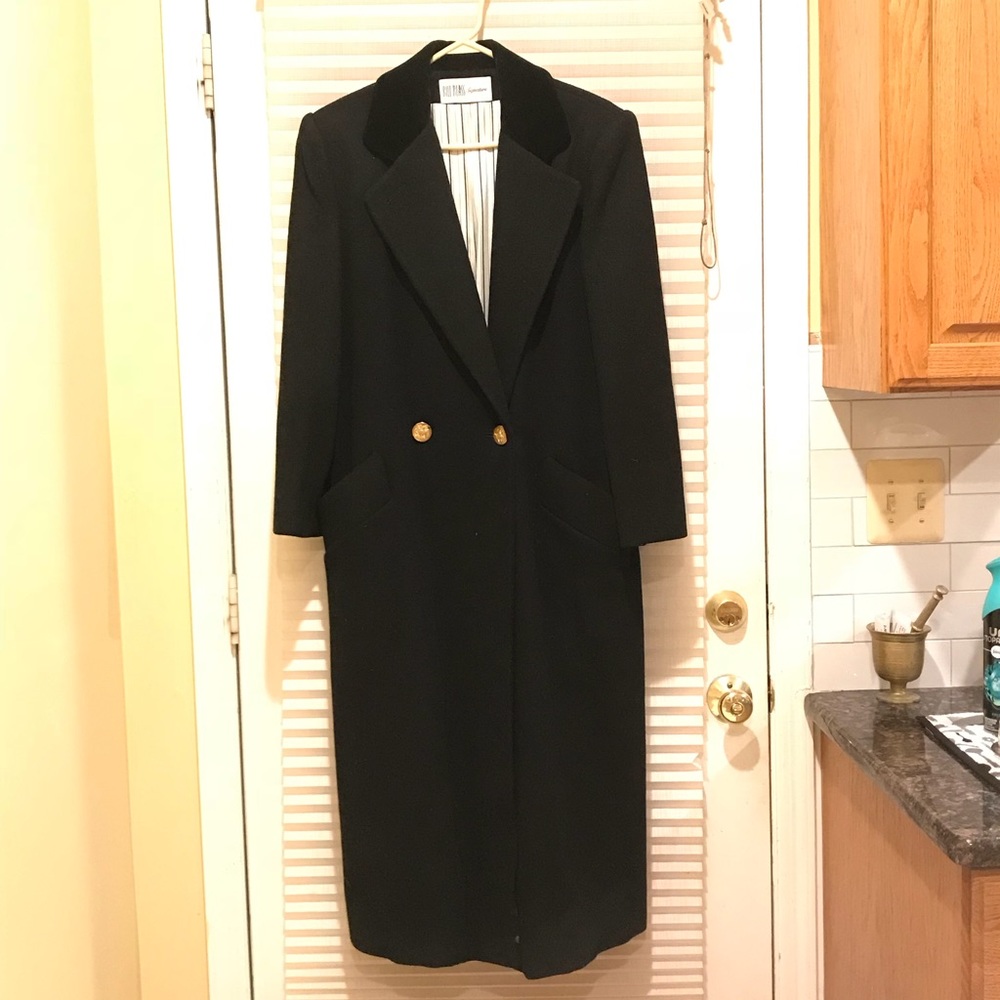 Long vintage coat 100% wool